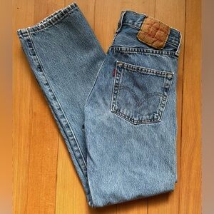 Levi’s 501 Button Fly Jeans Men’s 28x30 Made In Columbia Straight Leg